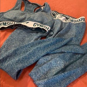Aqua Blue Gymshark Flex size small